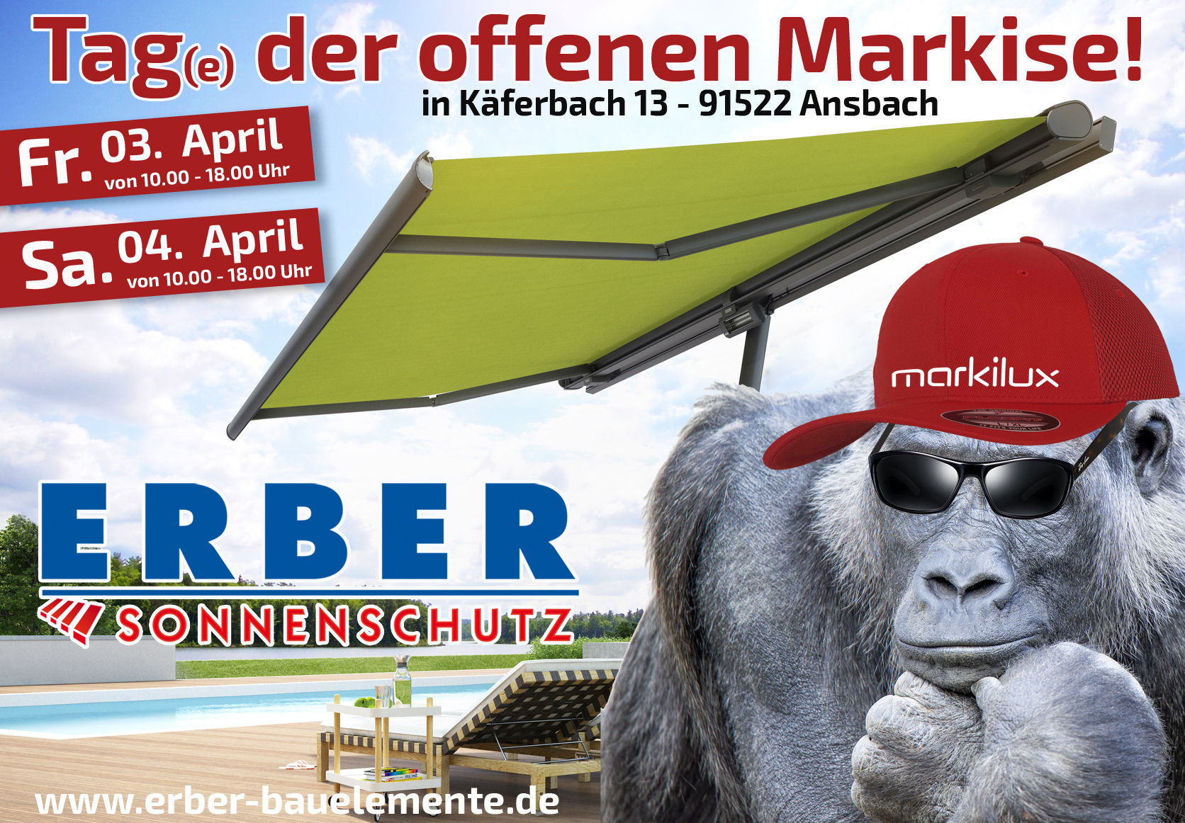 ERBER Türen &amp; Fenster Ansbach Bauelemente Markisen